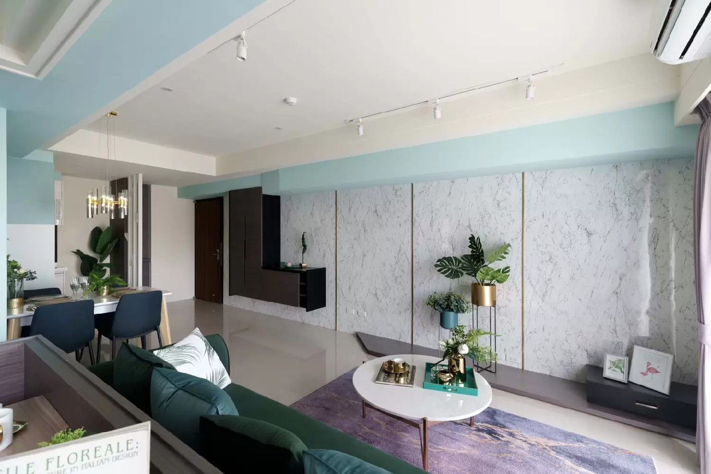 現(xiàn)代北歐風格效果圖賞析 漸變藍的純凈空間 現(xiàn)代北歐風格效果圖賞析 漸變藍的純凈空間