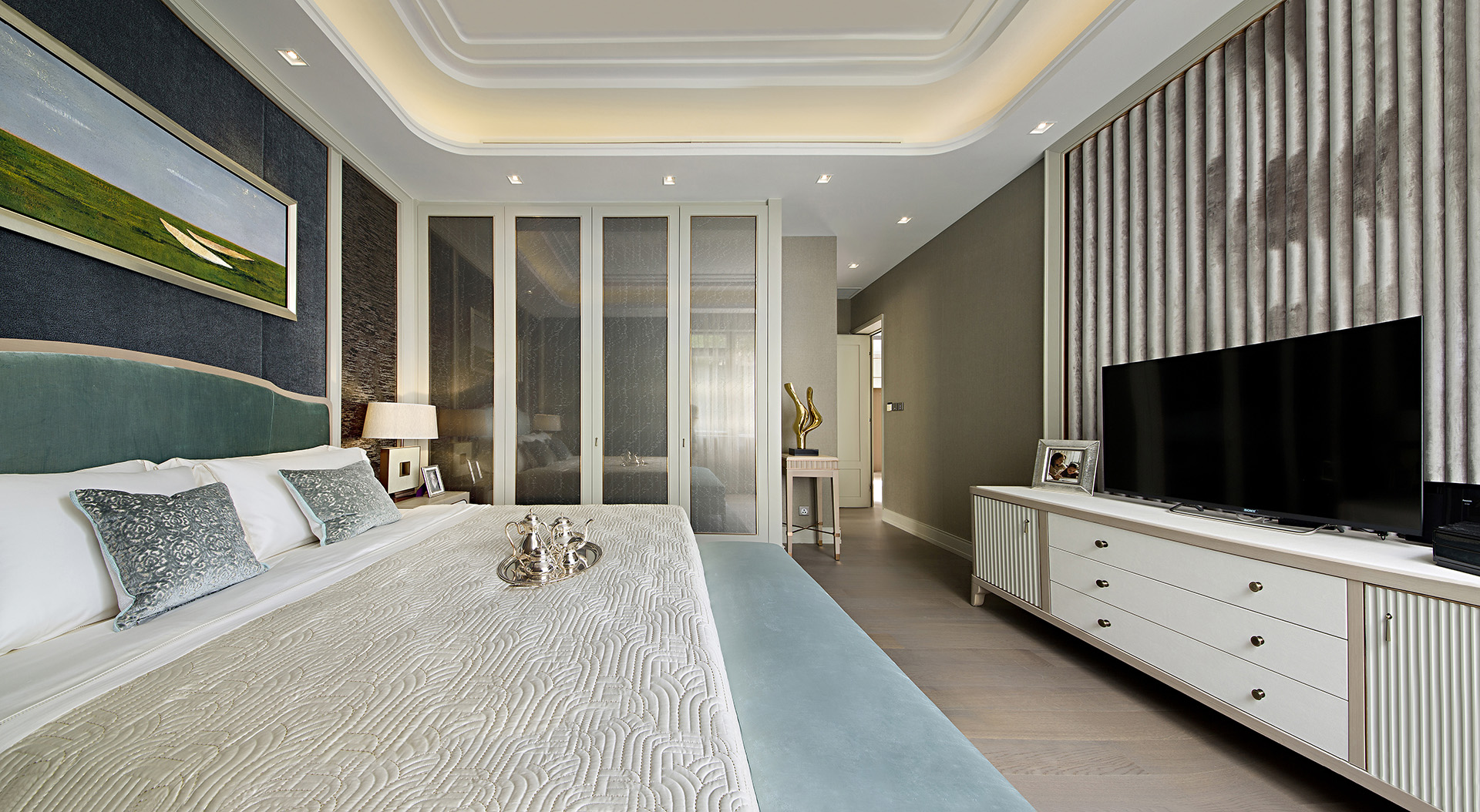 龍湖九里晴川-現(xiàn)代簡(jiǎn)約-臥室設(shè)計(jì)效果圖
