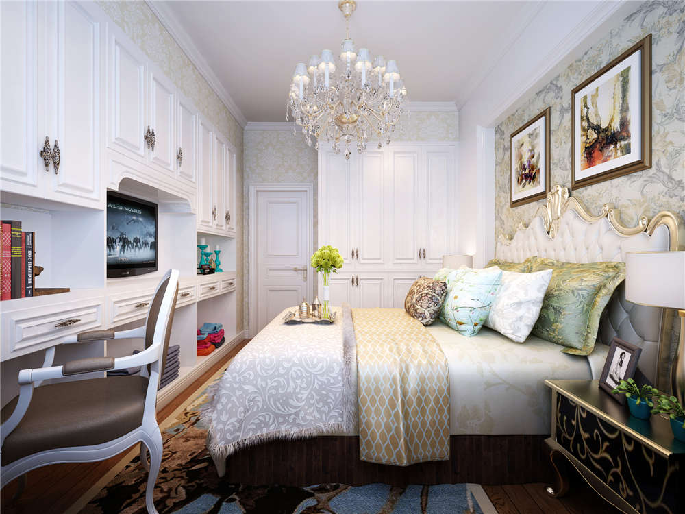 龍湖九里晴川-現(xiàn)代簡約-臥室設(shè)計效果圖