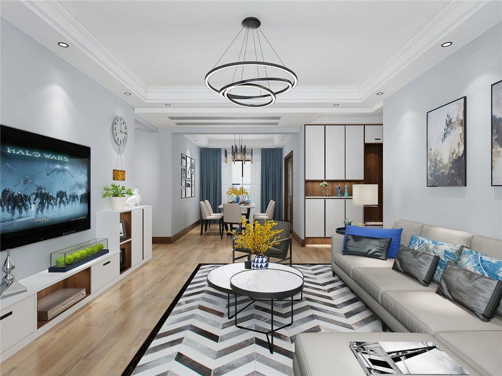 龍湖九里晴川-現(xiàn)代簡約-臥室設(shè)計效果圖